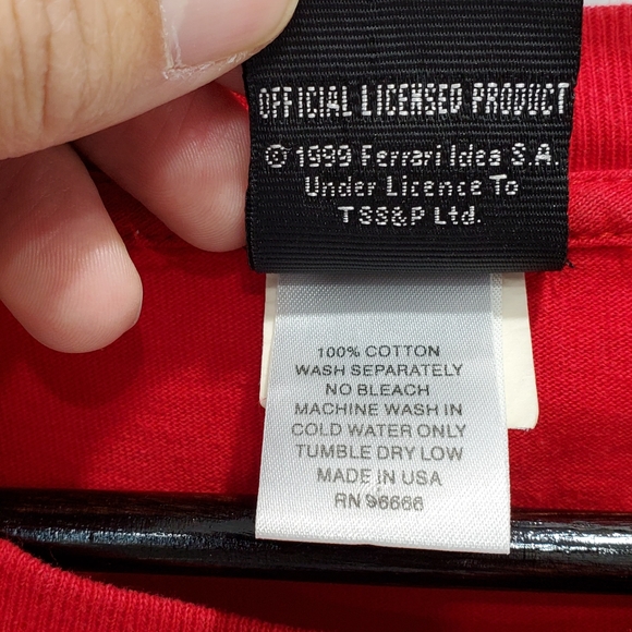 Ferrari Vintage T-shirt - Red - Picture 5 of 7